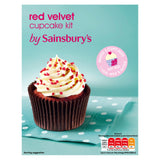 Sainsbury's Red Velvet Cupcake Kit 280g Colourings & flavourings Sainsburys   