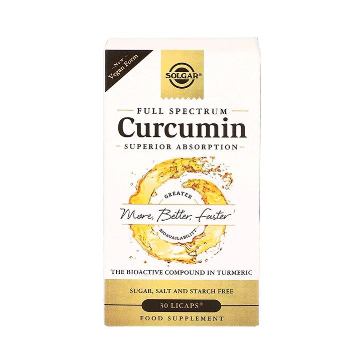 Solgar Full Spectrum Curcumin 30 Softgel Capsules GOODS Holland&Barrett