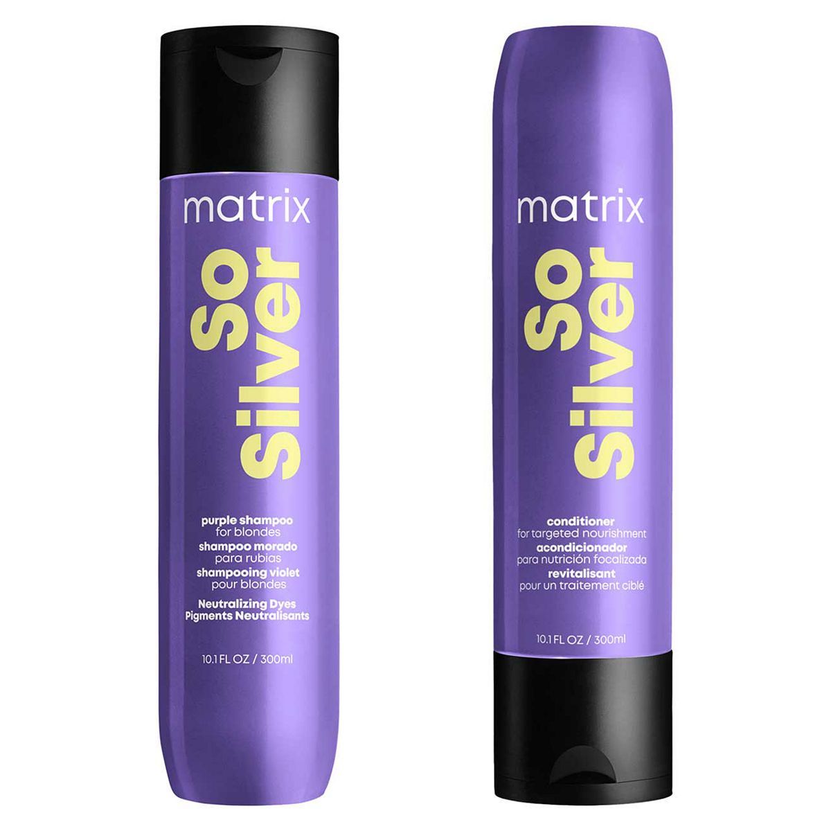 Matrix So Silver Purple Shampoo and Conditioner for blonde, grey, silver hair GOODS Boots   