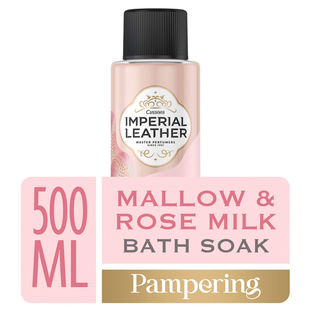 Imperial Leather Pampering Bath Soak Mallow & Rose Milk 500ml