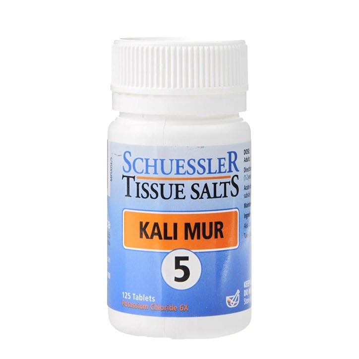 Schuessler Tissue Salts Kali Mur 5 125 Tablets