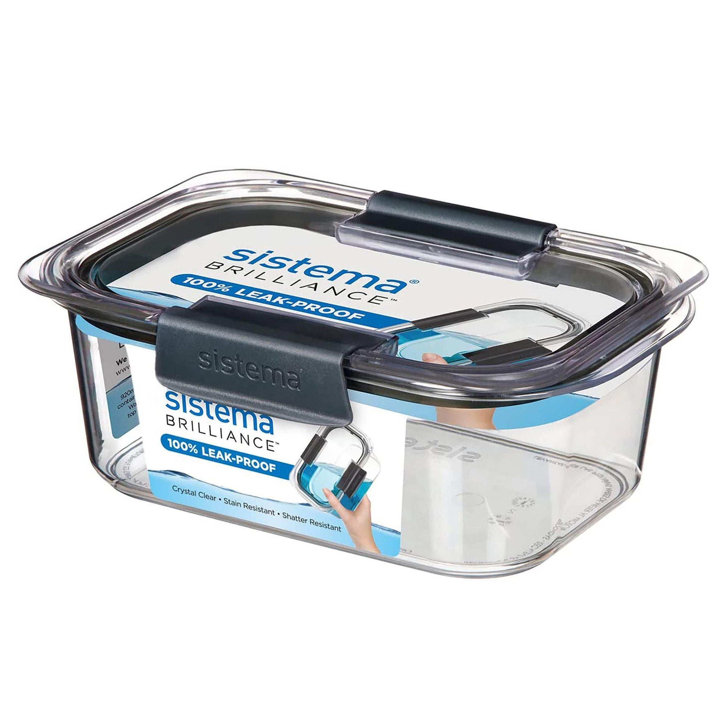 Sistema Brilliance Rectangle Storage Medium 920ml GOODS Sainsburys   