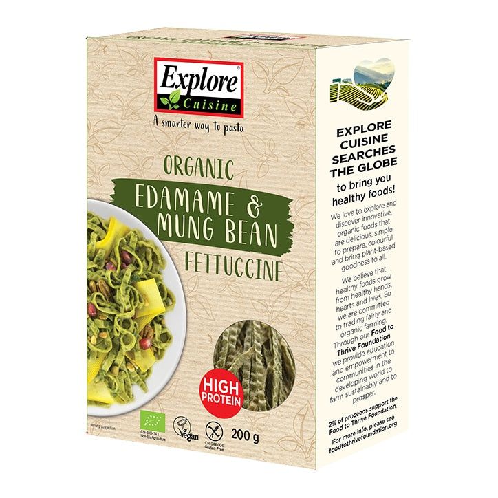 Organic Gluten Free Edamame & Mung Bean Fettuccine 200g