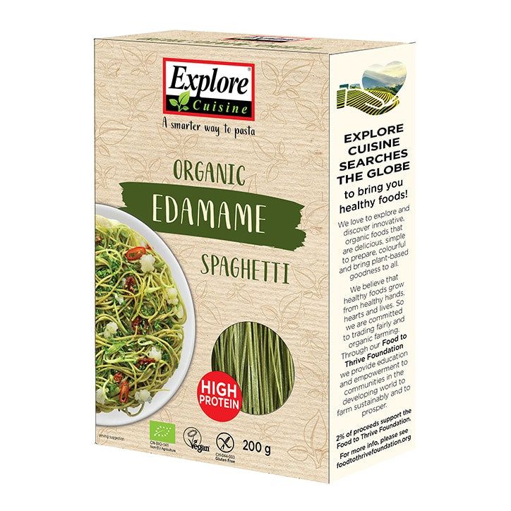 Organic Gluten Free Edamame & Mung Bean Fettuccine 200g