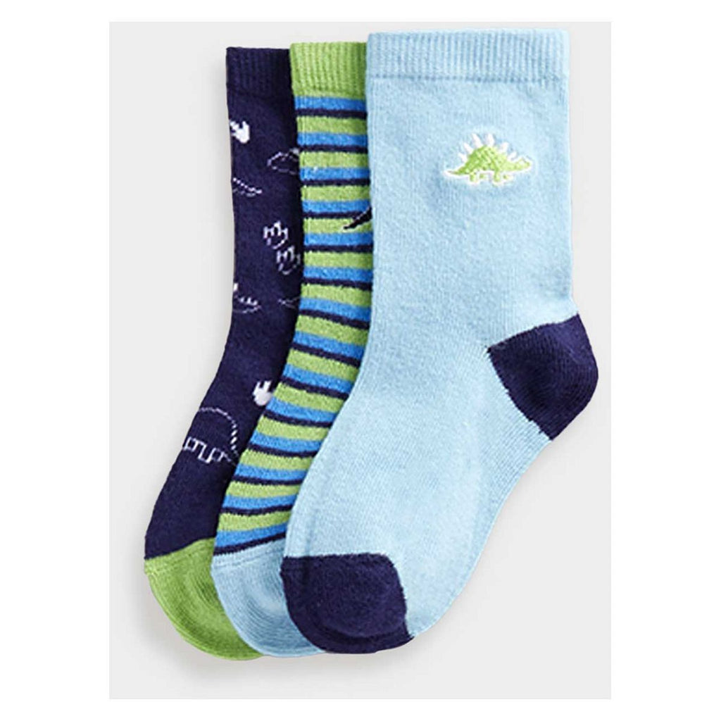 Mothercare Dinosaur Socks - 3 Pack