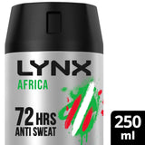 Lynx Africa Anti-perspirant Deodorant Spray for Men 250ml GOODS Sainsburys   