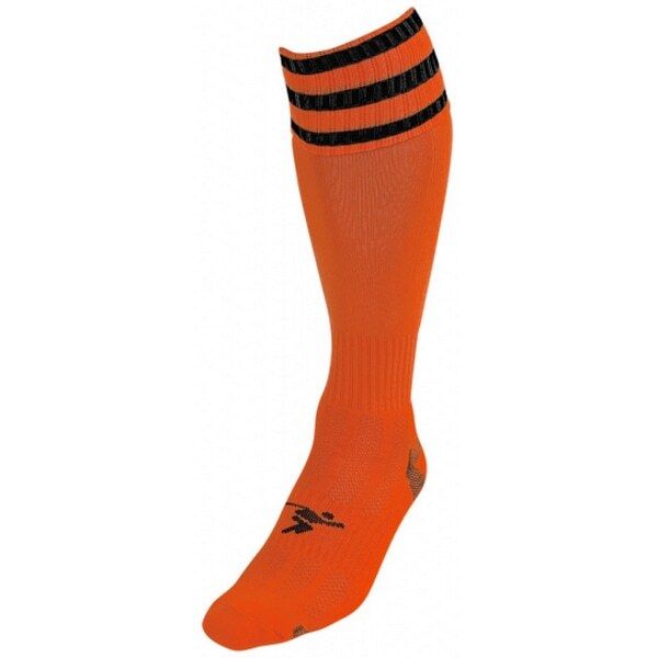 Precision Kids Pro Football Socks (3-6) GOODS Superdrug Tangerine/Black  