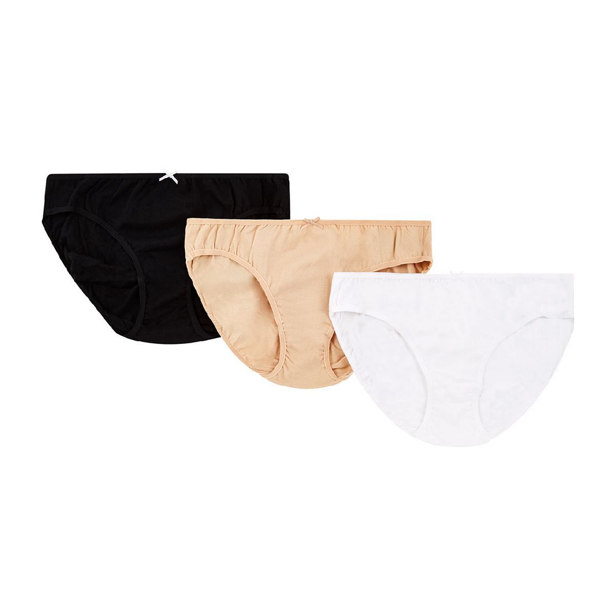 Nude, Black and White Maternity Mini Briefs - 3 Pack GOODS Boots   