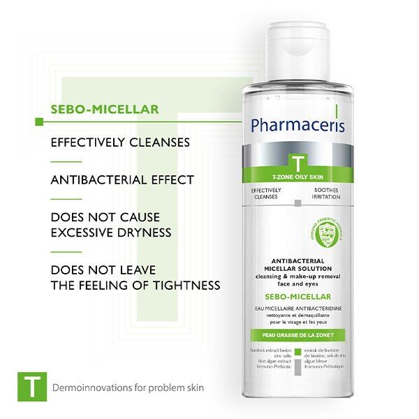 Pharmaceris T Sebo Micellar Antibacterial Micellar Solution GOODS Superdrug   