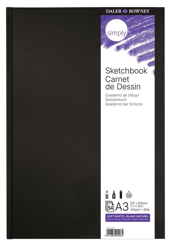 Simply A3 Sketchbook Office Supplies ASDA   