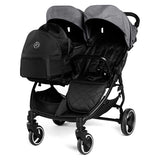 Ickle Bubba Venus Prime Double Stroller Black / Space Grey / Black