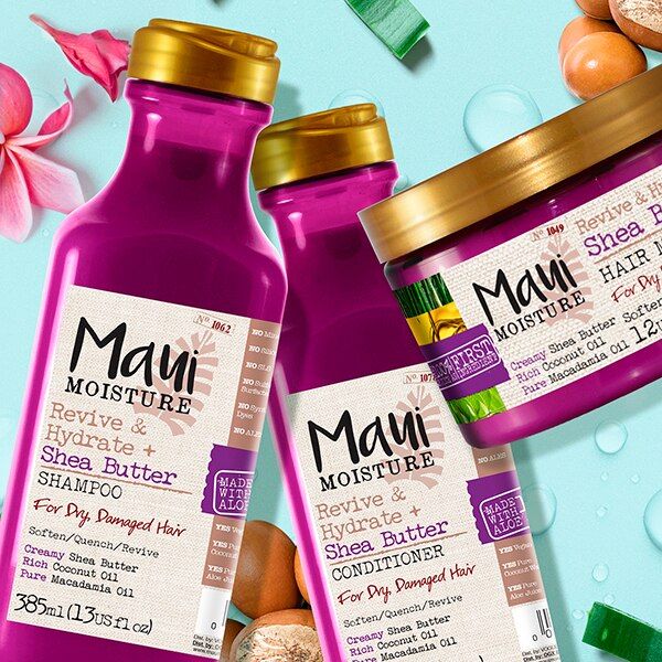 Maui Moisture Revive &amp; Hydrate+ Shea Butter Shampoo 385ml