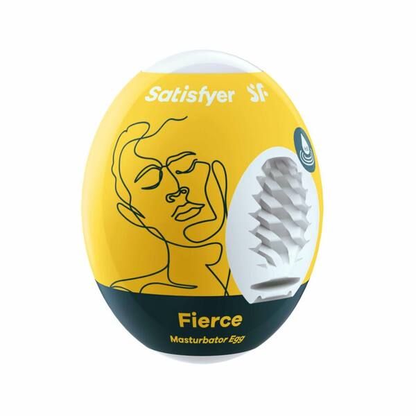 Satisfyer Masturbator Egg Single (Fierce) - Yellow