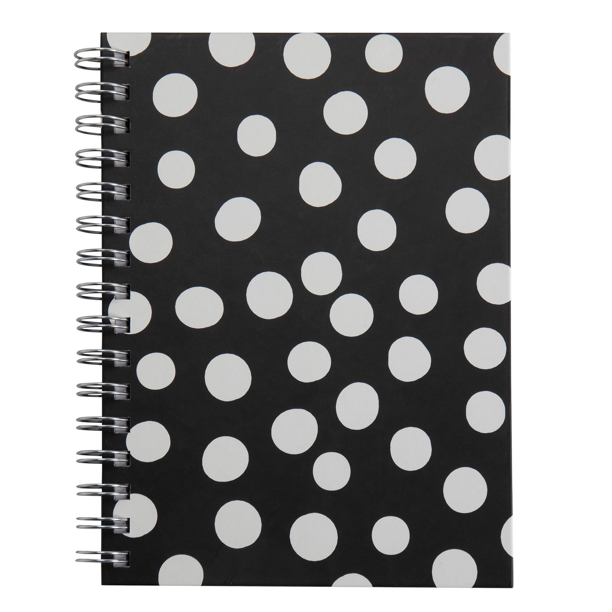 Sainsbury's Home Spotty Wiro Notebook A5 GOODS Sainsburys   