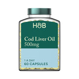 Holland &amp; Barrett Pure Cod Liver Oil 1000mg 120 Capsules