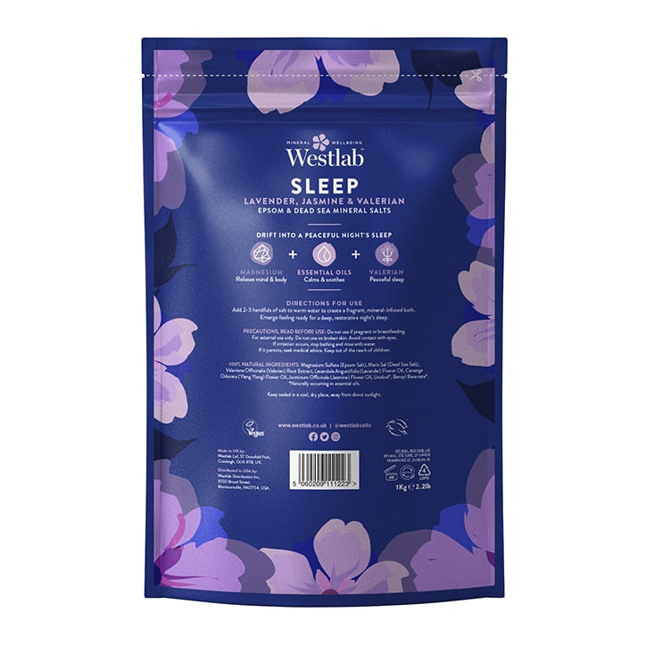 Westlab Sleep Bathing Salts 1kg