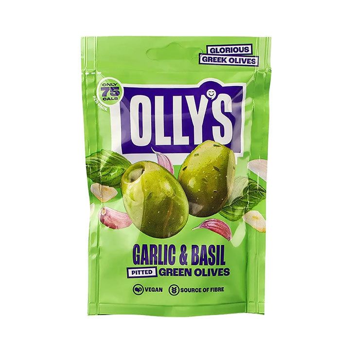 Olly's Basil & Garlic Olives 50g