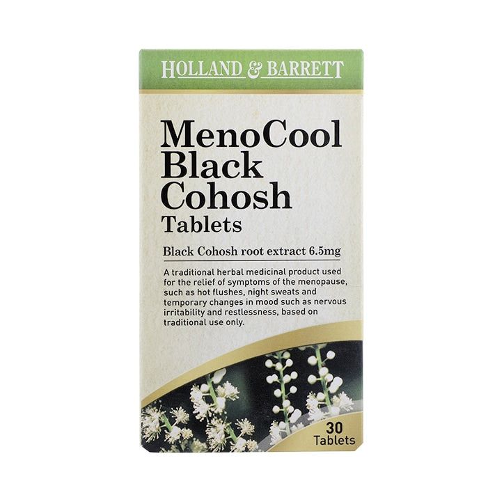 Holland &amp; Barrett MenoCool Black Cohosh 30 Tablets