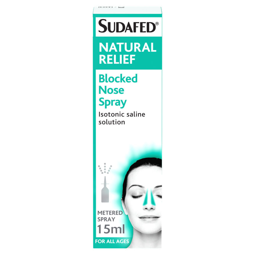 Sudafed Natural Relief Blocked Nose Spray