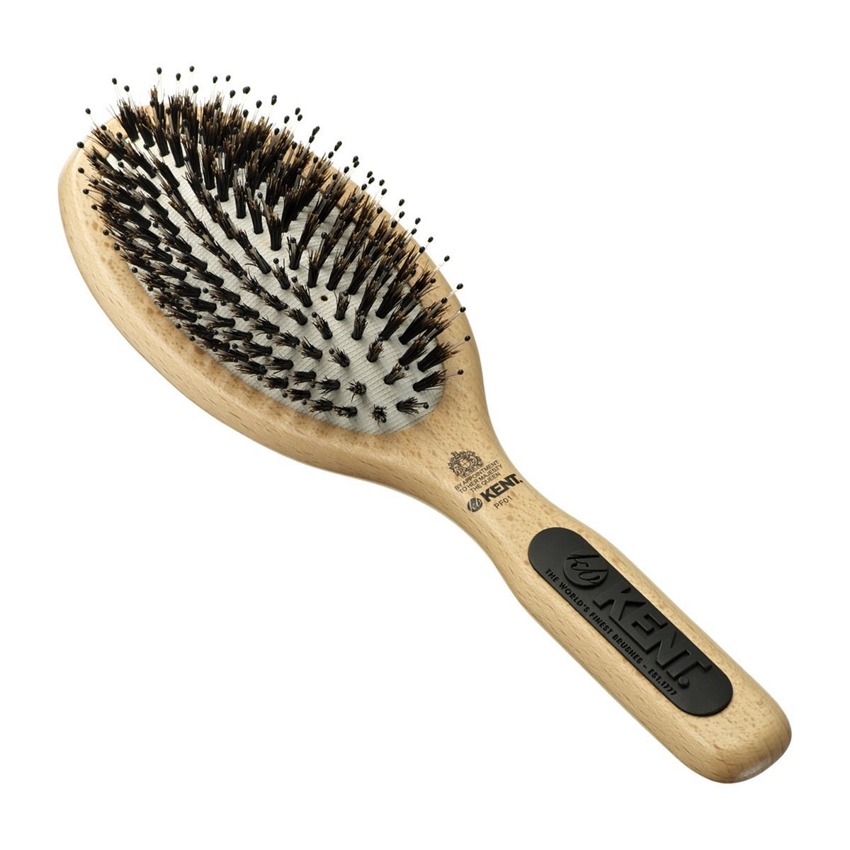 Kent Brushes Perfect for - Large natural bristle and nylon paddle brush PF01