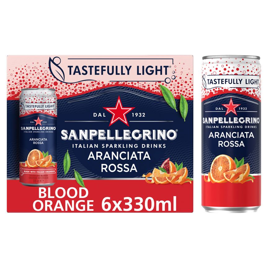 San Pellegrino Sparkling Blood Orange Cans