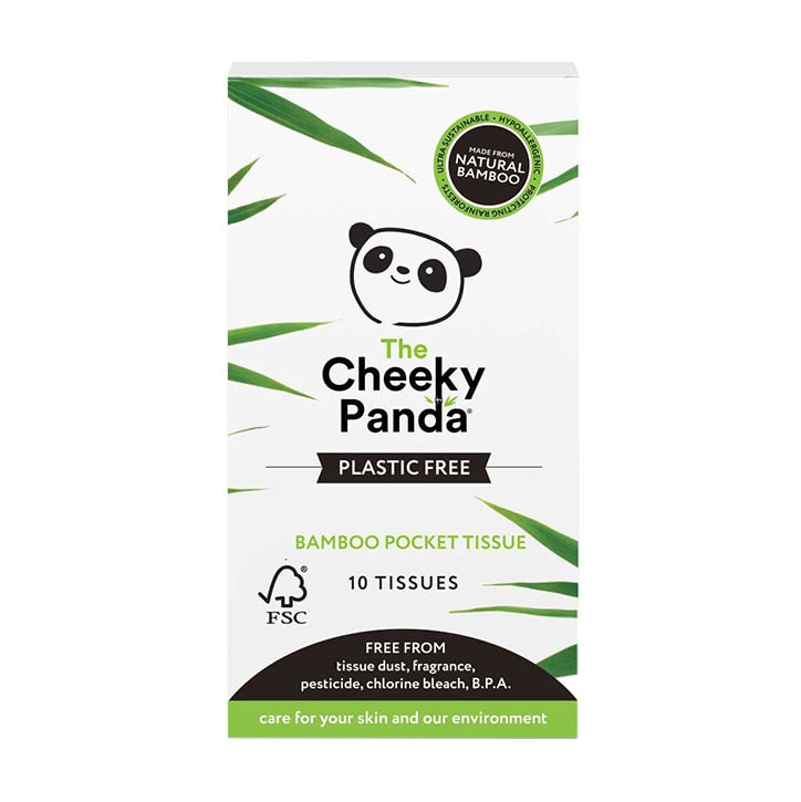 The Cheeky Panda Bamboo Pocket Tissues x10