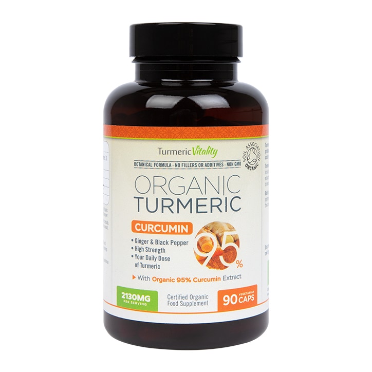 Turmeric Vitality Organic Turmeric Curcumin95 90 Capsules GOODS Holland&Barrett