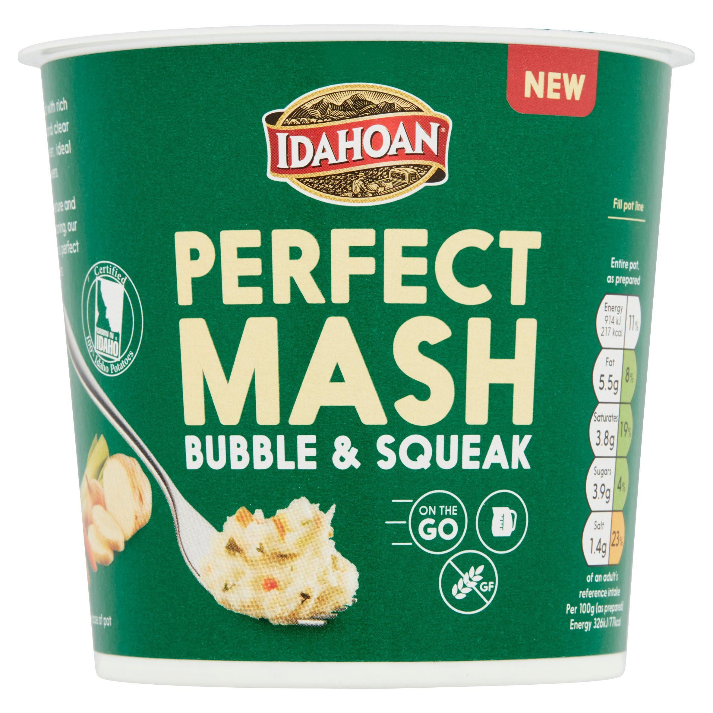 Idahoan Perfect Mash Bubble &amp; Squeak Snack Pot 55g