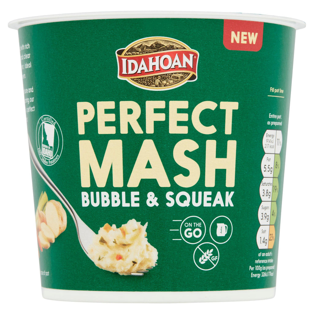 Idahoan Perfect Mash Bubble & Squeak Snack Pot 55g