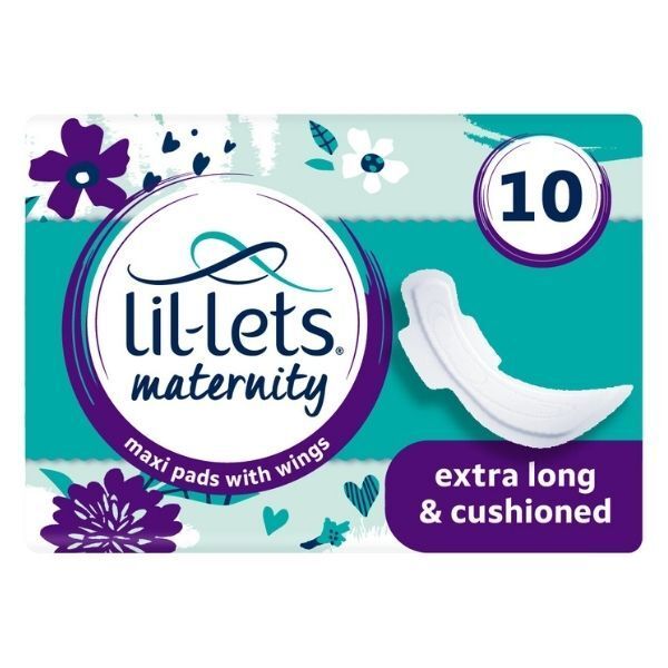 Lil-Lets Maternity Maxi Pads with Wings x 10