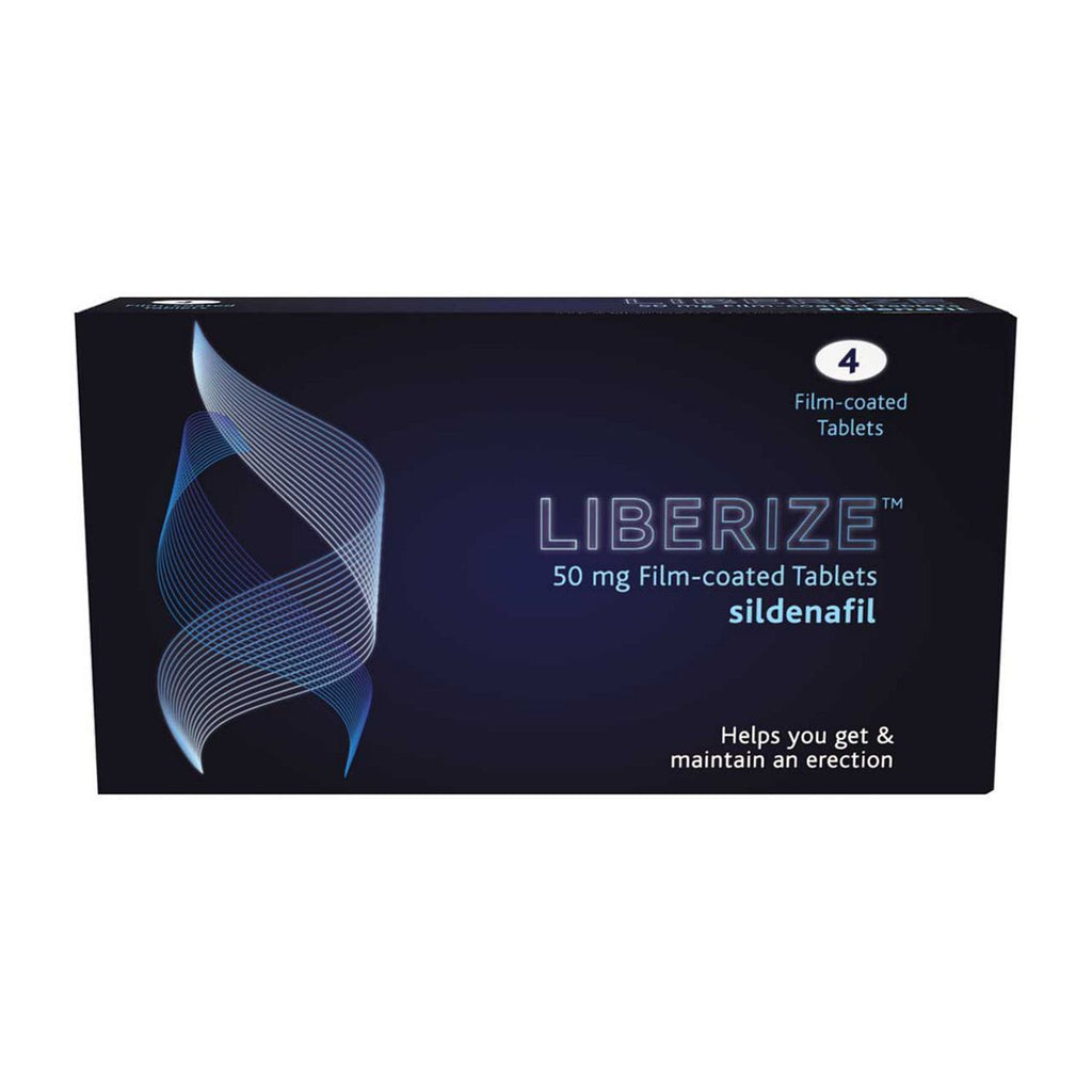 Liberize 50mg Film-coated  Sildenafil - 4 Tablets