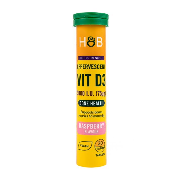 Holland &amp; Barrett Vitamin D 3000 I.U. 75ug 20 Effervescents