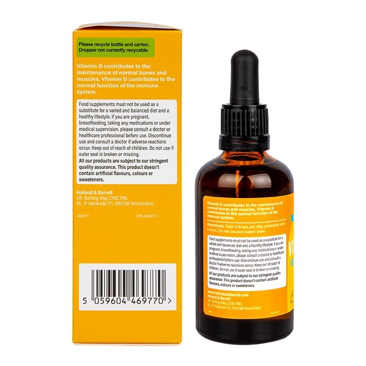 Holland & Barrett Vitamin D Liquid 60ml