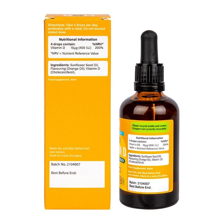 Holland &amp; Barrett Vitamin D Liquid 60ml