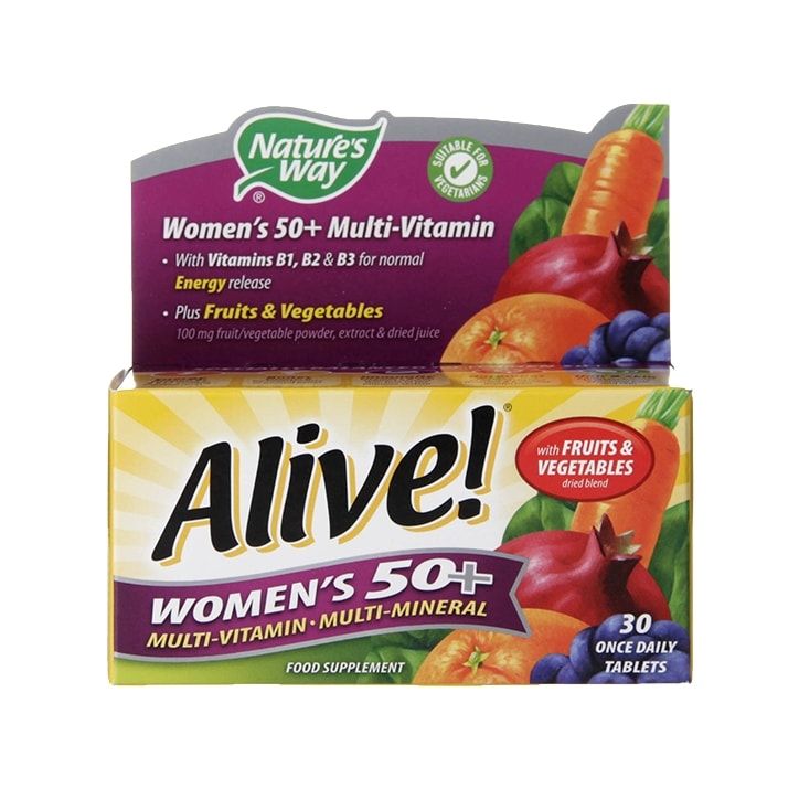 Nature's Way Alive! Women's 50+ Multi-Vitamin 30 Tablets