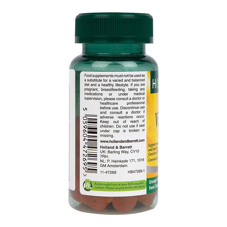 Holland &amp; Barrett Vegan Vitamin D  1000 I.U 25ug 30 Gummies