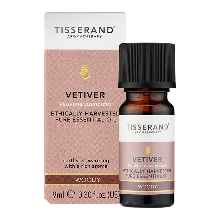 Tisserand Vetiver Pure Essential Oil 9ml GOODS Holland&Barrett