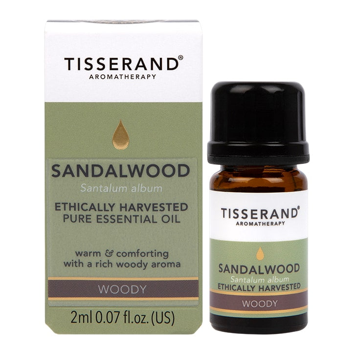 Tisserand Sandalwood Pure Essential Oil 2ml GOODS Holland&Barrett