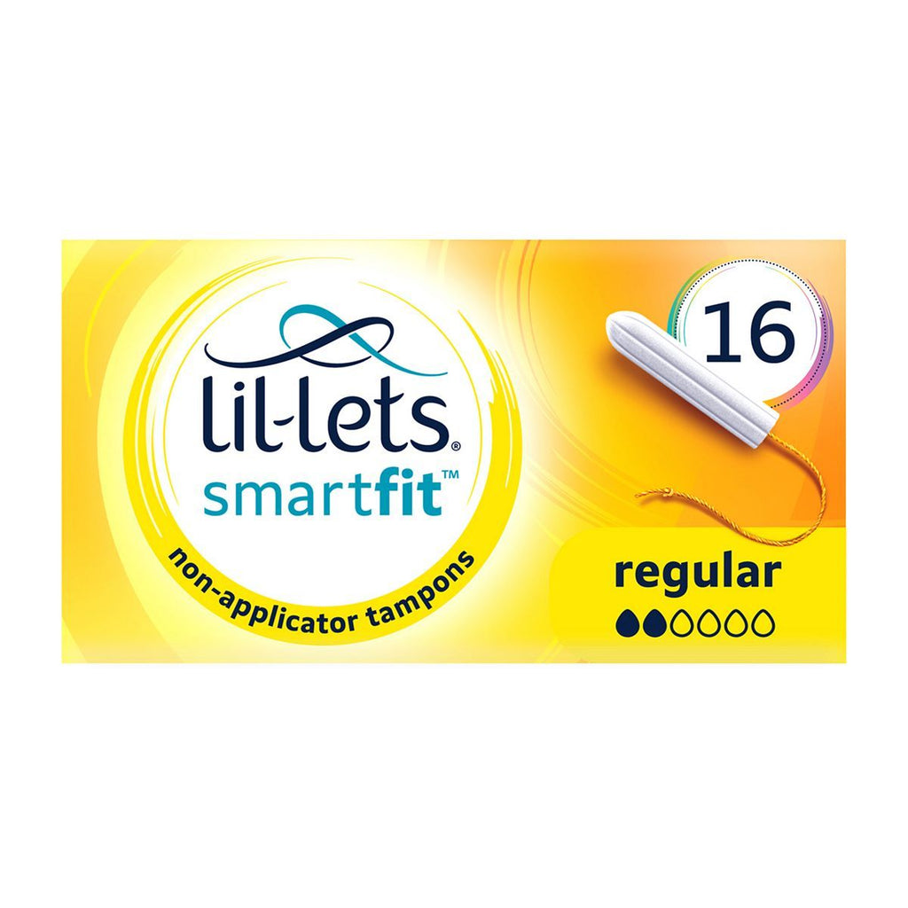 Lil-Lets Non-Applicator Tampons (SmartFit) – Regular – 16 pack