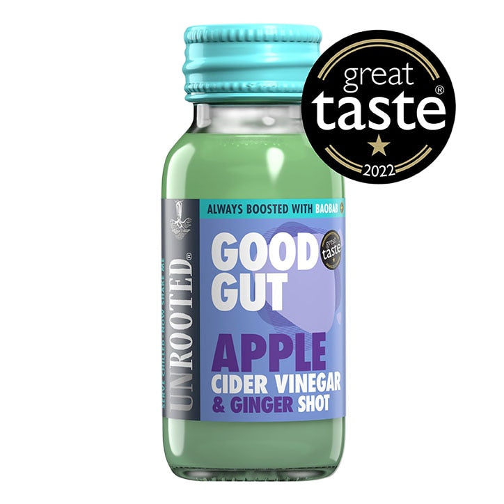 Unrooted Good Gut – Apple Cider Vinegar Shot 60ml GOODS Holland&Barrett