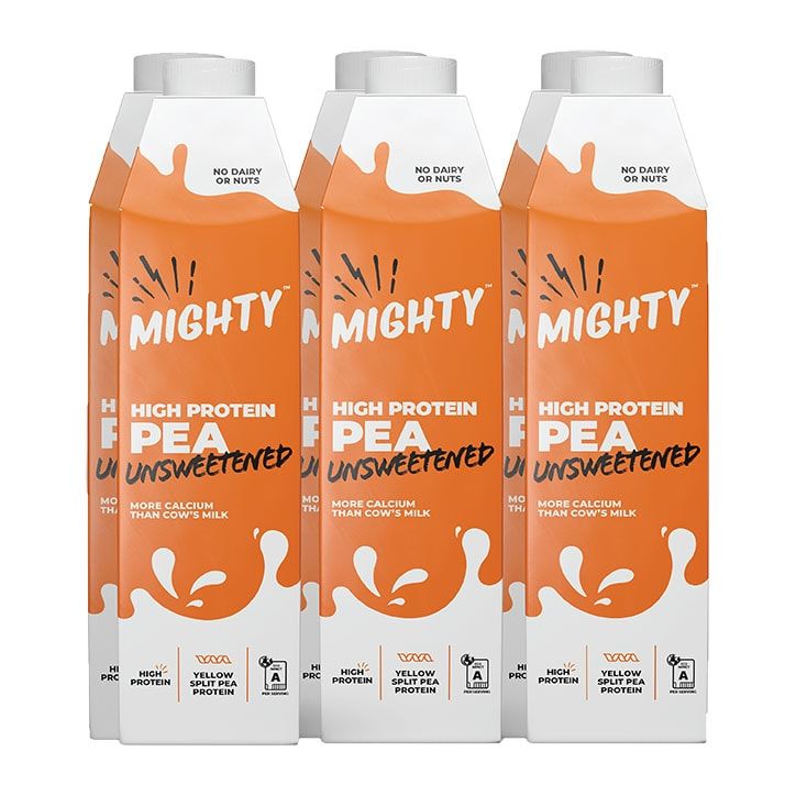 Mighty High Protein Unsweetened Pea Milk 6 x 1L