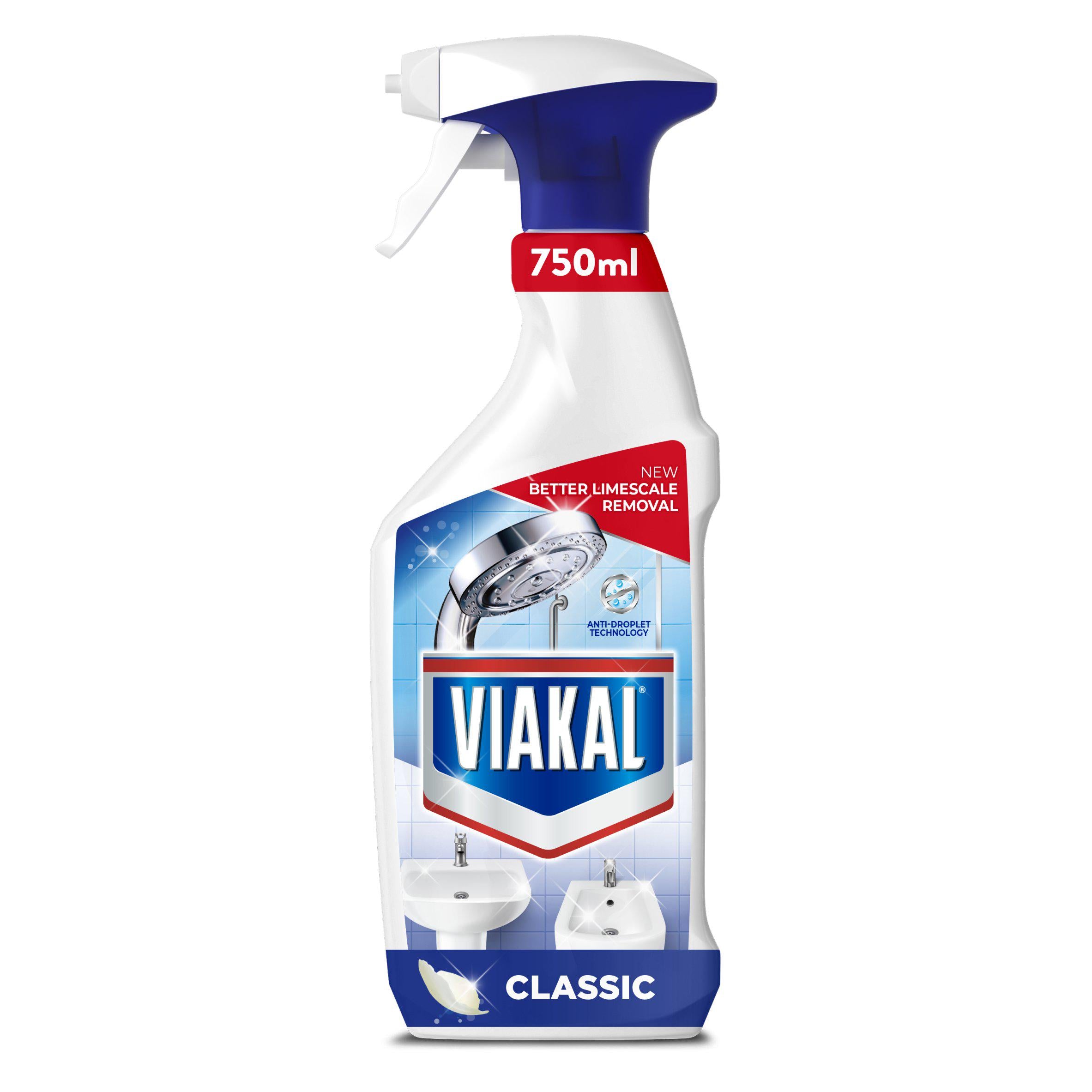 Viakal Classic Bathroom Limescale Remover Spray 750ml GOODS Sainsburys   