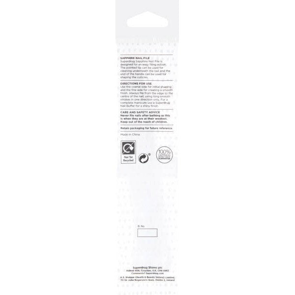 Superdrug Sapphire File GOODS Superdrug   