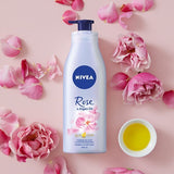 NIVEA Rose & Argan Oil Body Lotion Normal to Dry Skin 400ml GOODS Superdrug   