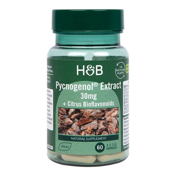 Holland & Barrett Pycnogenol 30mg 60 Capsules