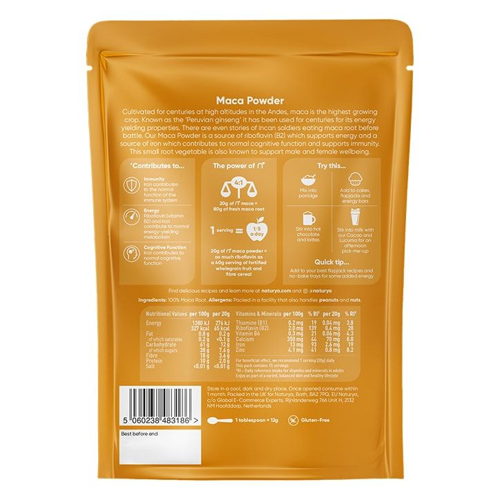 Naturya Maca Powder 300g GOODS Holland&Barrett