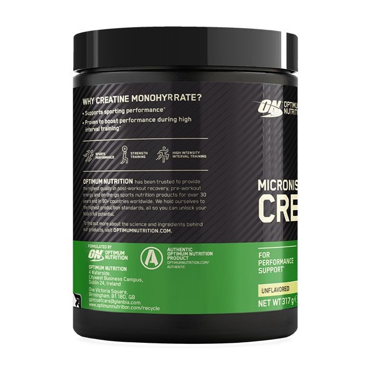 Optimum Nutrition Micronised Creatine Monohydrate 317g GOODS Holland&Barrett