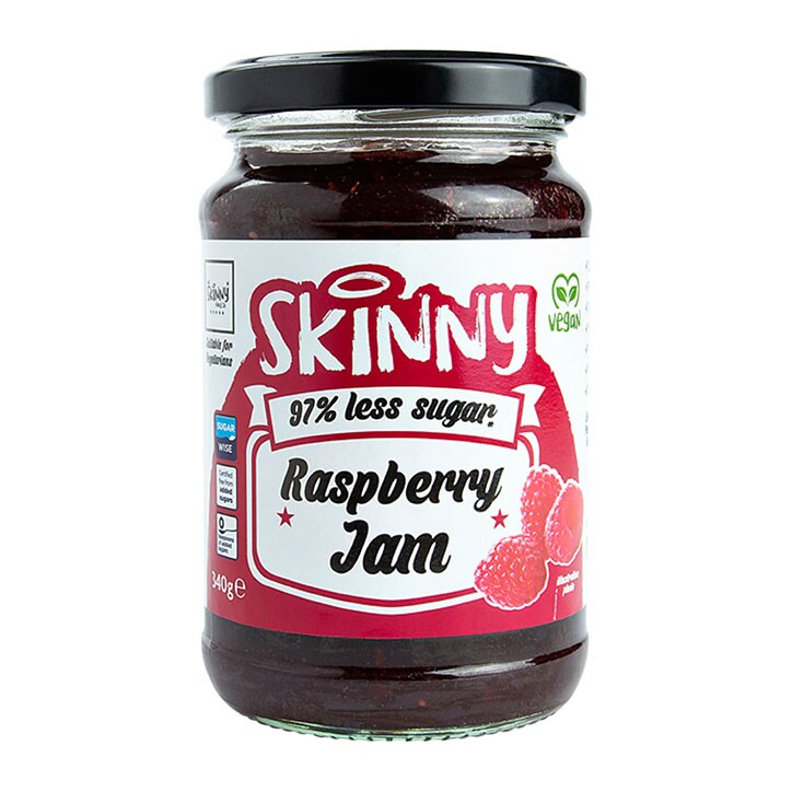 The Skinny Food Co Not Guilty Low Sugar Raspberry Jam 340g GOODS Holland&Barrett Raspberry