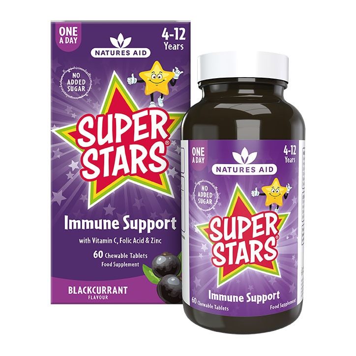 Natures Aid Super Stars Immune Support 60 Tablets GOODS Holland&Barrett