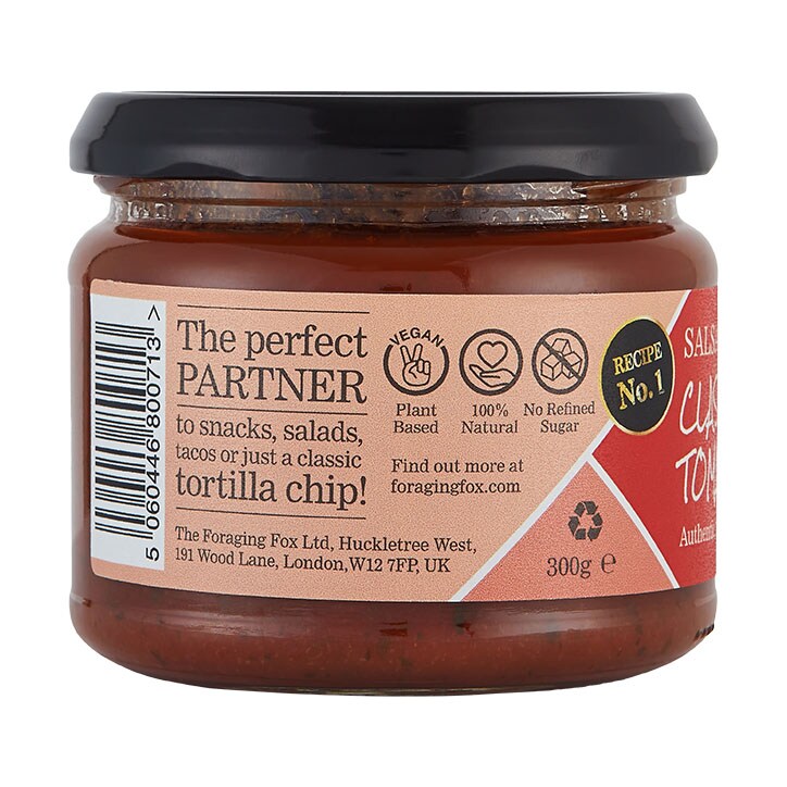 The Foraging Fox Keto Certified Classic Tomato Salsa 300g GOODS Holland&Barrett